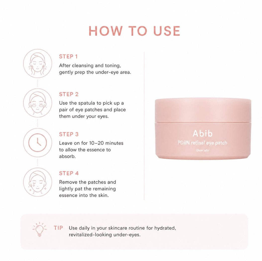Abib PDRN Retinal Eye Patch Glow Jelly